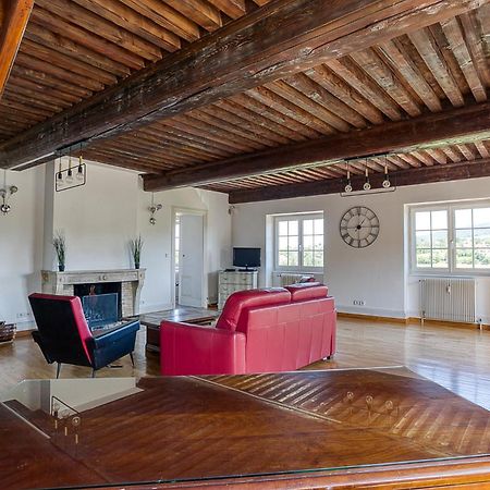 Sejourner Au Chateau De La Roue Grand Appartement Lissieu Luaran gambar