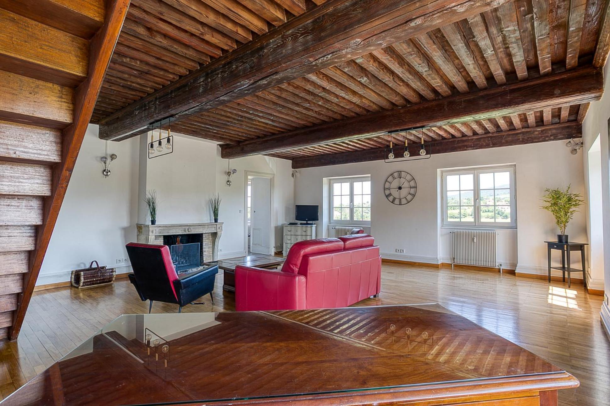 Sejourner Au Chateau De La Roue Grand Appartement Lissieu Luaran gambar