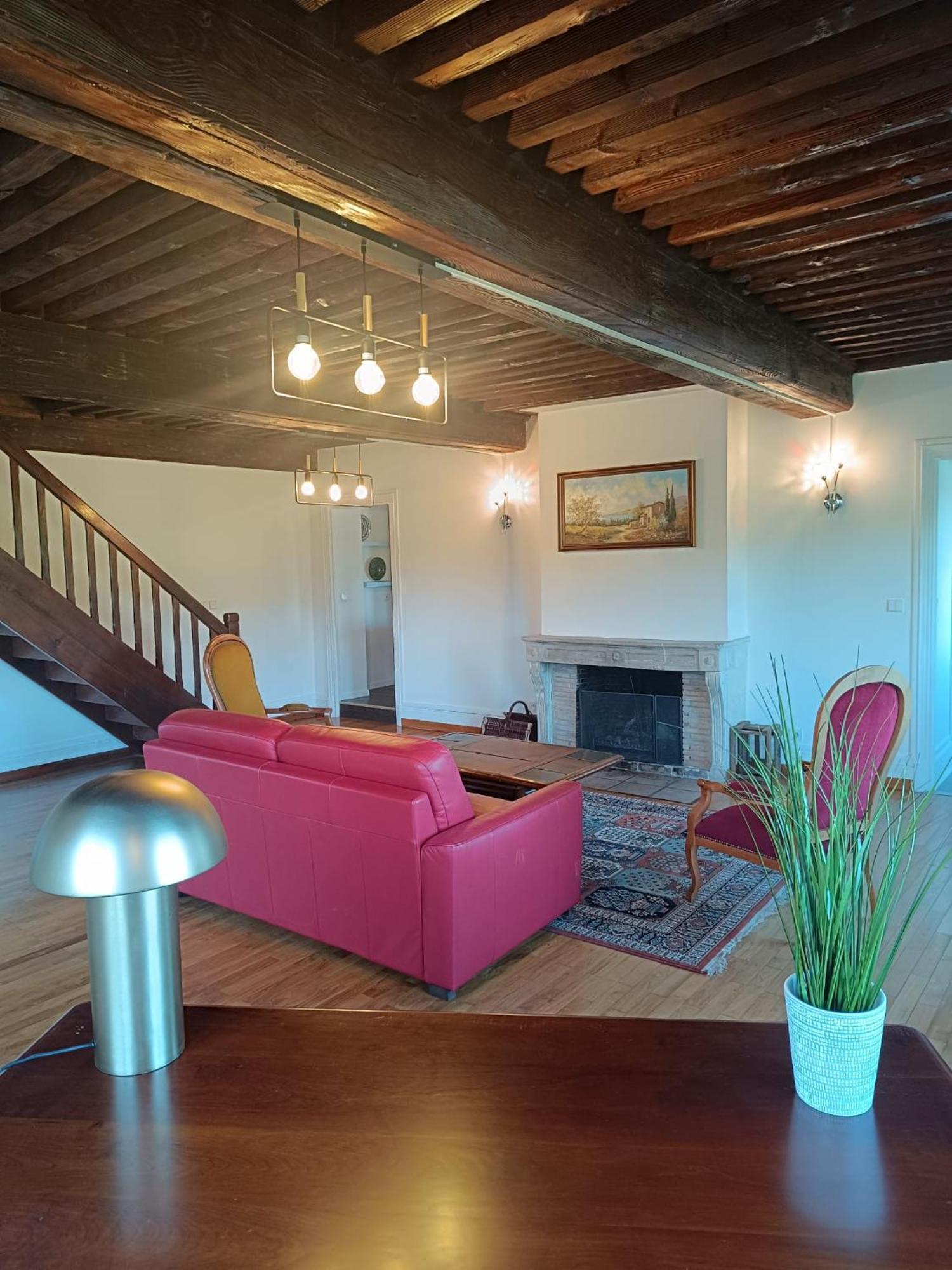 Sejourner Au Chateau De La Roue Grand Appartement Lissieu Luaran gambar